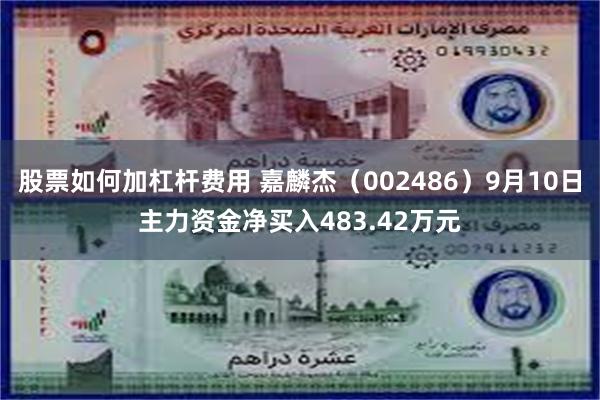 股票如何加杠杆费用 嘉麟杰（002486）9月10日主力资金净买入483.42万元