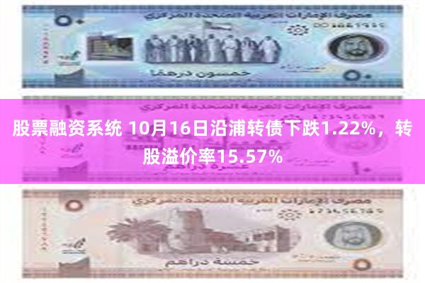 股票融资系统 10月16日沿浦转债下跌1.22%，转股溢价率15.57%