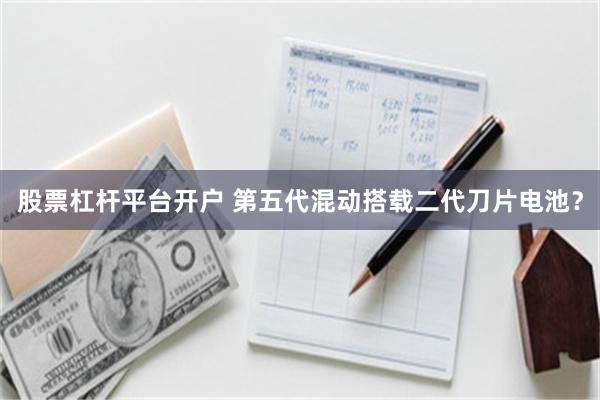 股票杠杆平台开户 第五代混动搭载二代刀片电池？